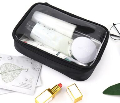 Transparante Make-Up Tas Pvc Make-Up Tas Case Capaciteit Clear Travel Opslag Pouch Toilettas Bad Wassen Functionele Organizer groot size