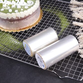 Transparante mousse omliggende verpakking tape taart bakken dessert kraag DIY decoratie gereedschappen keuken accessoires wegwerp 10cm 10cm