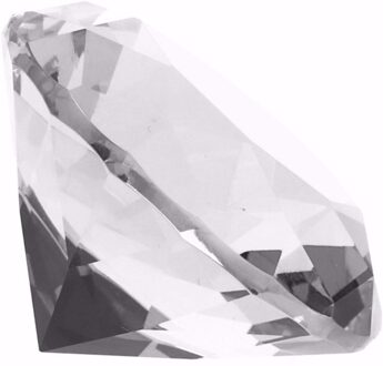 Transparante nep diamanten 8 cm van glas