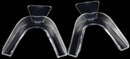 Transparante Night Guard Gum Shield Mond Trays Voor Bruxisme Tanden Whitening Slijpen Voor Boksen Tanden Bescherming 1/2/3/5Pcs 3stk
