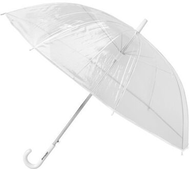 Transparante paraplu met kunststof handvat 86 cm