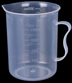 Transparante Plastic Grading Maatbeker, Gebruikt Voor Bakken Beker, Vloeistof Meten Pot Container. Keuken Meten Pot 300ml