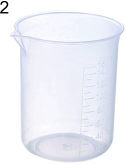 Transparante Plastic Maatbeker Laboratorium Beker Afgestudeerd Jug Cup Keuken Bakken Koken Levert Meting Container Tool 150ml