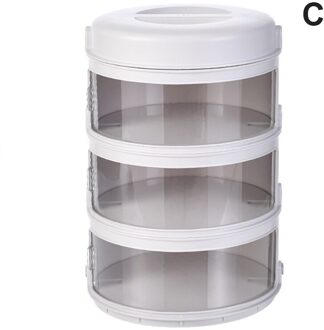 Transparante Plastic Stofdicht Isolatie Voedsel Cover Vers Houden Cover Met Schuifdeur Huishoudelijke HKS99