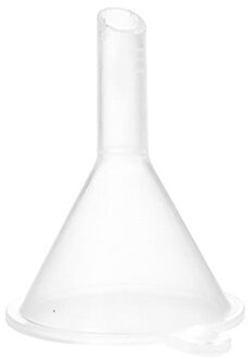 Transparante Plastic Trechter Kleine Vloeibare Filing Fles Keuken Tool Clear Trechter Vloeibare Distributie Voor Parfum Olie Fles