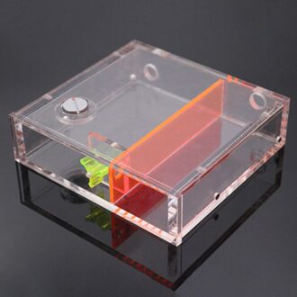 Transparante Rechthoek Acryl Single Drive Blok Voor Pc Vloeibare Cd Rom Desktop Computer Accessoires Waterkoeling Tank Radiator