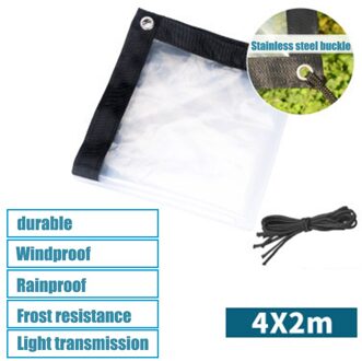 Transparante Regendicht Loods Doek Dekzeil Lichtgewicht Waterdichte Tarp Cover Tent Onderdak DFDS889 Xxl