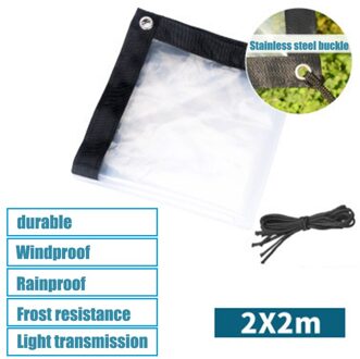 Transparante Regendicht Loods Doek Dekzeil Lichtgewicht Waterdichte Tarp Cover Tent Onderdak DFDS889