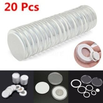 Transparante Ronde Coin Collection Houder Opslag Capsule Container Case Tool Set