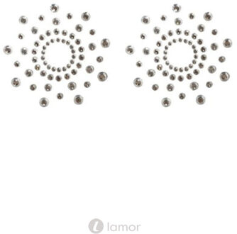 Transparante strass tepelplakkers ,BL275033 - Maat: One Size