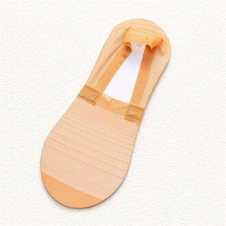 Transparante Stretch Elasticiteit Enkel Netto Garen Dunne Vrouwen Koele Sokken Sheer Mesh Dames Ademend Tulle Meisjes Korte Sok oranje