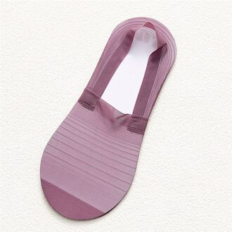 Transparante Stretch Elasticiteit Enkel Netto Garen Dunne Vrouwen Koele Sokken Sheer Mesh Dames Ademend Tulle Meisjes Korte Sok paars