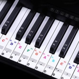 Transparante Verwijderbare Digitale Piano En Toetsenbord Stickers Voor 37/49/88/61/54 Slijtvaste Nuttig Sticker