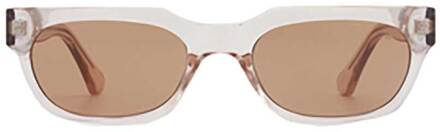 Transparante zonnebril met recht montuur Bror  naturel - One Size,