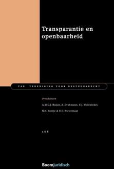 Transparantie En Openbaarheid - Var-Reeks - A.W.G.J. Buijze