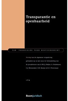 Transparantie En Openbaarheid - Var-Reeks