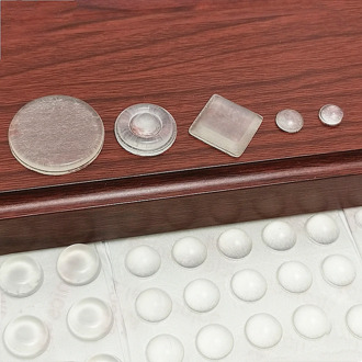 Transparent Cabinet Door Damper Buffer Self Adhesive Stop Damper Anti Collision Particle Rubber Damper Door Stopper Furniture