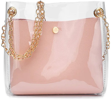 transparent crossbody bags for women 2020 Plastic waterproof beach Shoulder messenger summer Girl fashion Chain purse Silicone