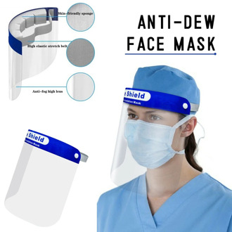 Transparent Head Mounted Face Mask Shield Plastic Screen Mascara Filtro Facial Protective Mask Filter Isolation Splash