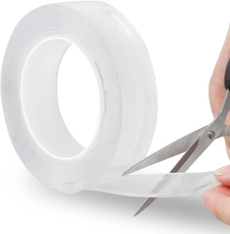 Transparent Magic Nano Tape Washable Reusable Tape Adhesive Nano-No Trace Paste Removable Glue Cleanable Traceless Sticker Tape