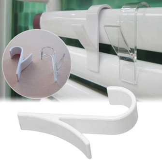 Transparent Y Shape Hook Towel Hanger For Heated Towel Rail Radiator Tubular Bath Hook Holder Storage Rack Bath Hook White Clear