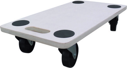 Transporthulp Berken, 200kg, harde wielen - T813505 - T813505