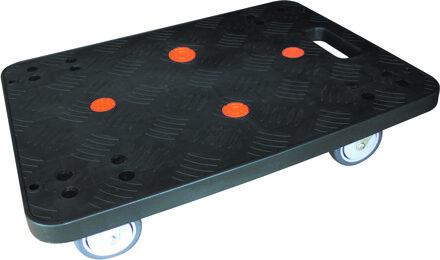 Transporthulp Kunststof 370x500x110mm, 100kg Zwart