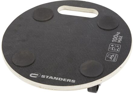 Transportroller - 30x30cm - 100kg - Hout - Antislip