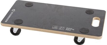 Transportroller - 57,5x29cm - 200kg - Hout - Antislip
