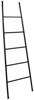 Trap Decoratie Ladder - Metaal - Mat Zwart - 175x50x4