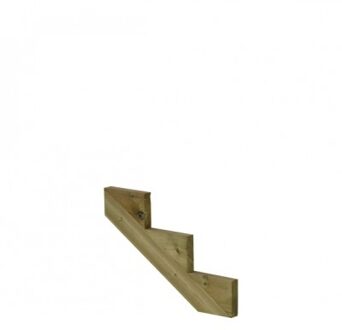 Trapbalk 3 Treden 34,2° Black