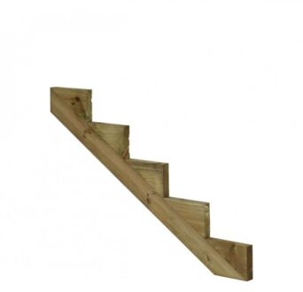 Trapbalk 5 Treden 34,2° Black