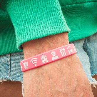 Travel bracelet (small) reisbandje icons - dames