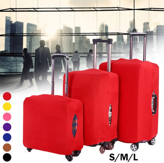 Travel Elastic Luggage Cover Protector Stretch Fabric Zipper Suitcase Protective Covers Travel Accessories Case For Luggage