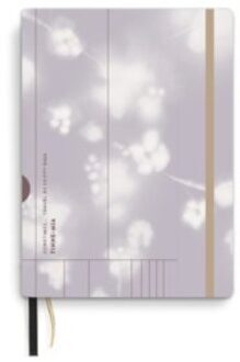 travel journal, formaat 15.5 x 11.5 cm, flor de lila
