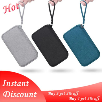 Travel Portable Durable Polyester Power Bank Pouch Storage Bag Protective Carrying Case Pack for Earphone Cell Phones Data Cable