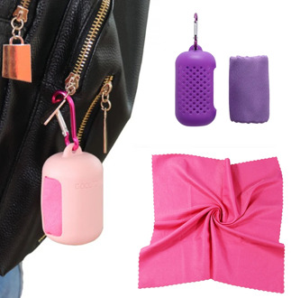 Travel quick-drying towel silicone storage microfiber ice towel travel portable gym cold towel Travel accessories