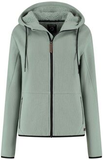 Travelin Kirsten - Fleecevest - Groen - 3XL