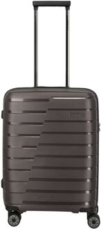 Travelite Air Base 4 Wheel Cabin Trolley coffee hardcase koffer lichtgewicht koffer Bruin - H 55 x B 39 x D 20 cm