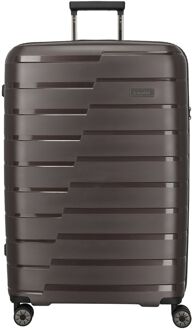 Travelite Air Base 4 Wheel Trolley L coffee hardcase koffer lichtgewicht koffer Bruin - H 77 x B 51 x D 30 cm