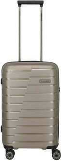 Travelite Air Base Spinner Cabin Trolley champagne hardcase koffer lichtgewicht koffer - H 55 x B 35 x D 25 cm
