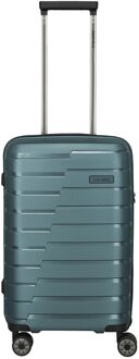 Travelite Air Base Spinner Cabin Trolley ice blue hardcase koffer lichtgewicht koffer Blauw - H 55 x B 35 x D 25 cm