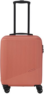 Travelite Bali 4 Wiel Trolley S coral Harde Koffer Oranje - H 55 x B 39 x D 20