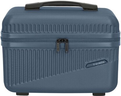 Travelite Bali Beautycase navy hardcase koffer Blauw - H 27 x B 36 x D 21.5 cm