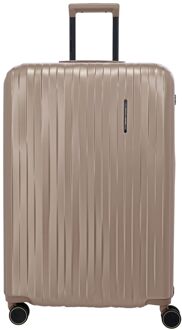 Travelite Barbara Novelty 4 Wheel Trolley L satin nude hardcase koffer Beige - H 75 x B 49 x D 31 cm
