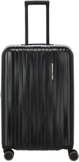Travelite Barbara Novelty 4 Wheel Trolley M black hardcase koffer Zwart - H 65 x B 43 x D 27/31 cm