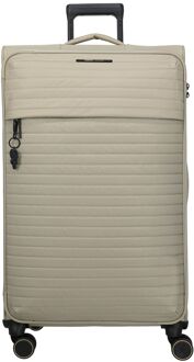 Travelite Barbara Stepp 4 Wheel Trolley L champagner zachte koffer - H 80 x B 47 x D 30 cm