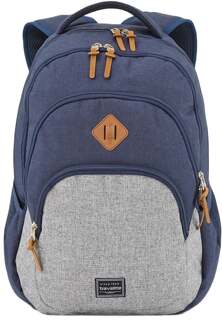 Travelite Basics Backpack Melange navy/grey backpack Blauw - H 45 x B 31 x D 16