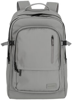 Travelite Basics Backpack Water-repellent light grey backpack Grijs - H 48 x B 33 x D 20