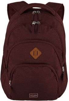 Travelite Basics laptop laptop rugzak Melange bordeaux Rood - H 45 x B 31 x D 16 cm